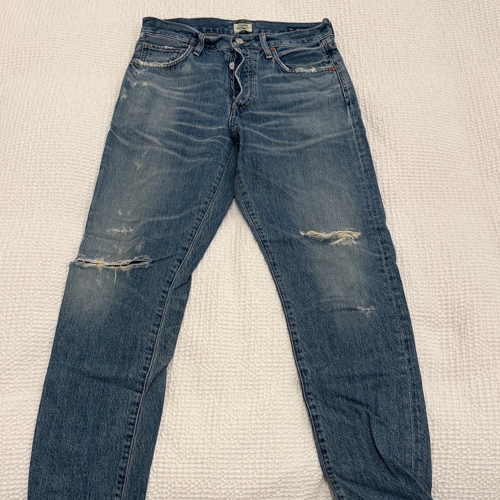 Citizens Of Humanity Faded Indigo Slim Jeans